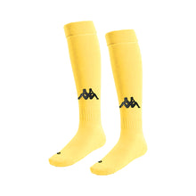 Load image into Gallery viewer, Kappa Penao Football Socks (Yellow Fluo/Black)