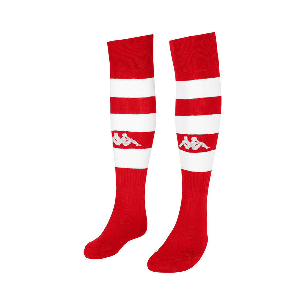 Kappa Lipeno Socks (Red Crimson/White)
