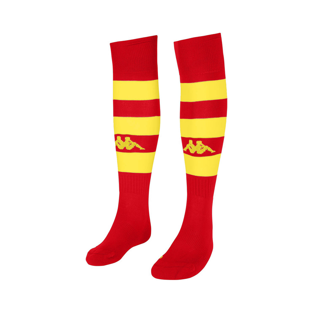 Kappa Lipeno Socks (Red Crimson/Yellow)