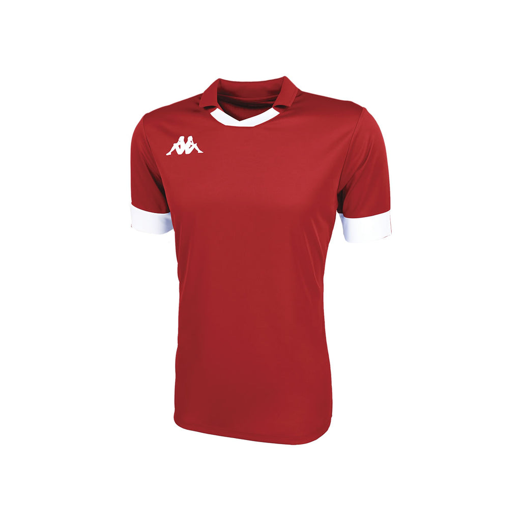 Kappa Tranio SS Football Shirt (Red/White)