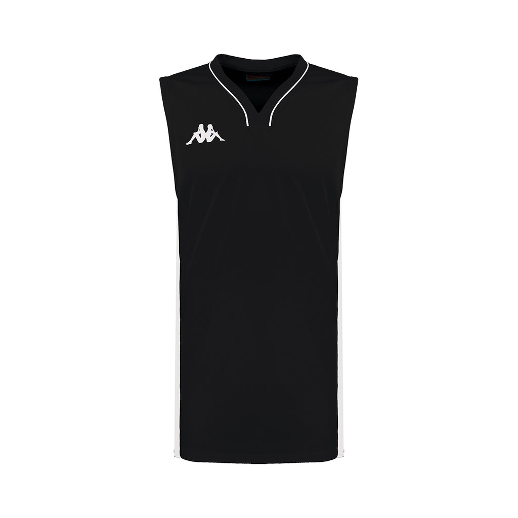 Kappa Cairo Basketball Shirt (Black/White)