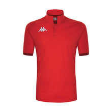 Load image into Gallery viewer, Kappa Deggiano Polo Shirt (Red/Red Dahila Dk)