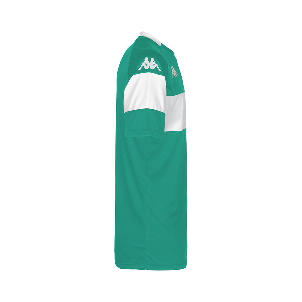 Kappa Dareto SS Football Shirt (Green/White)