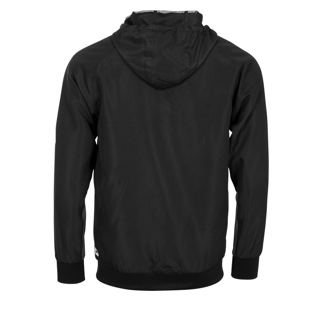 Stanno Centro Micro Hooded Jacket (Black/Anthracite)