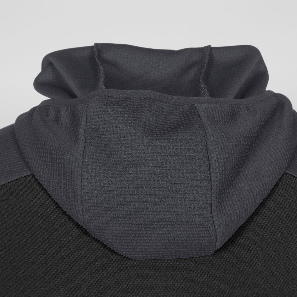Stanno Pride Hooded Sweat Jacket (Black/Anthracite)