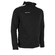 Load image into Gallery viewer, Stanno First Hooded Full Zip Top (Black/Anthracite)