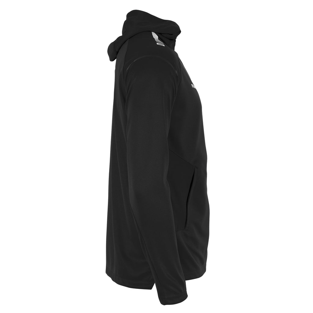 Stanno First Hooded Full Zip Top (Black/Anthracite)