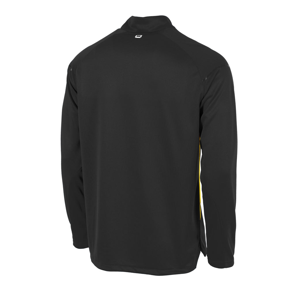 Stanno First 1/4 Zip Top (Black/Yellow)
