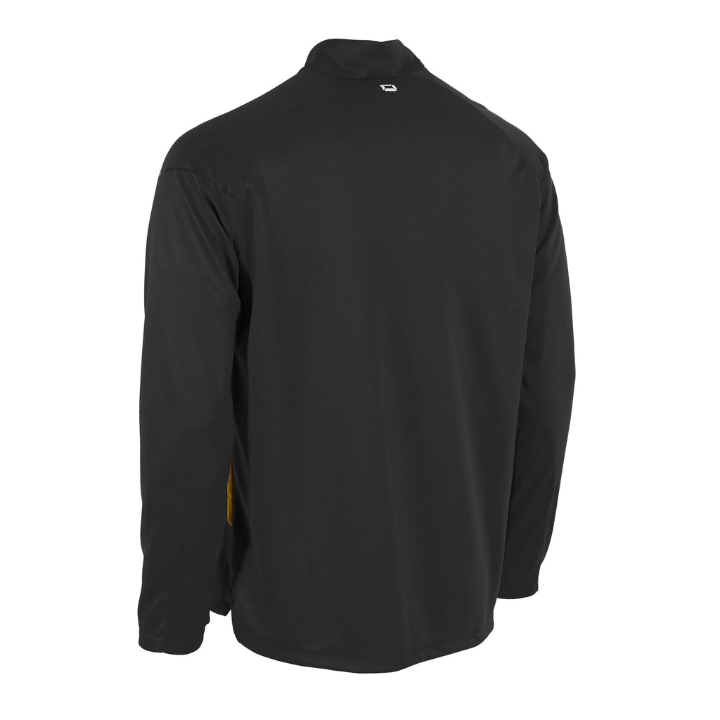 Stanno First 1/4 Zip Top (Black/Yellow)