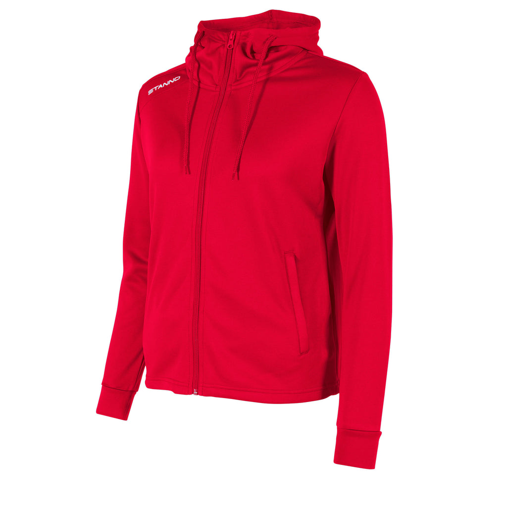 Stanno Womens Field Hooded Jacket (Red)