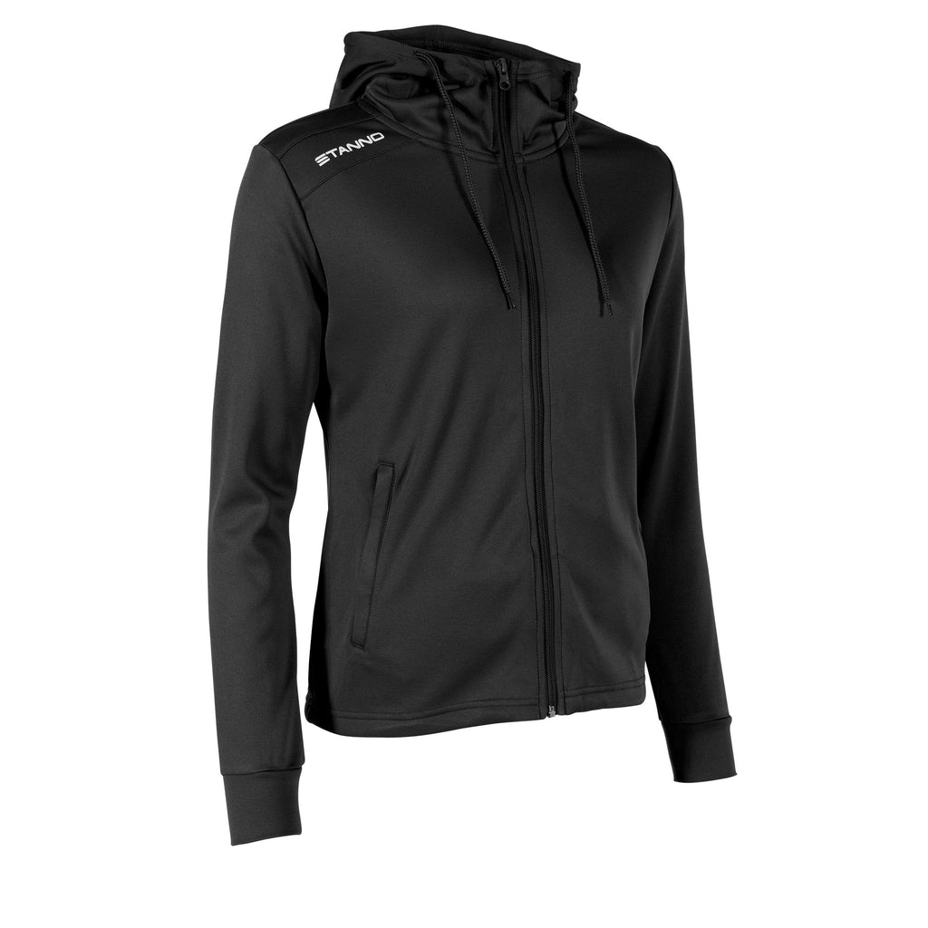 Stanno Womens Field Hooded Jacket (Black)