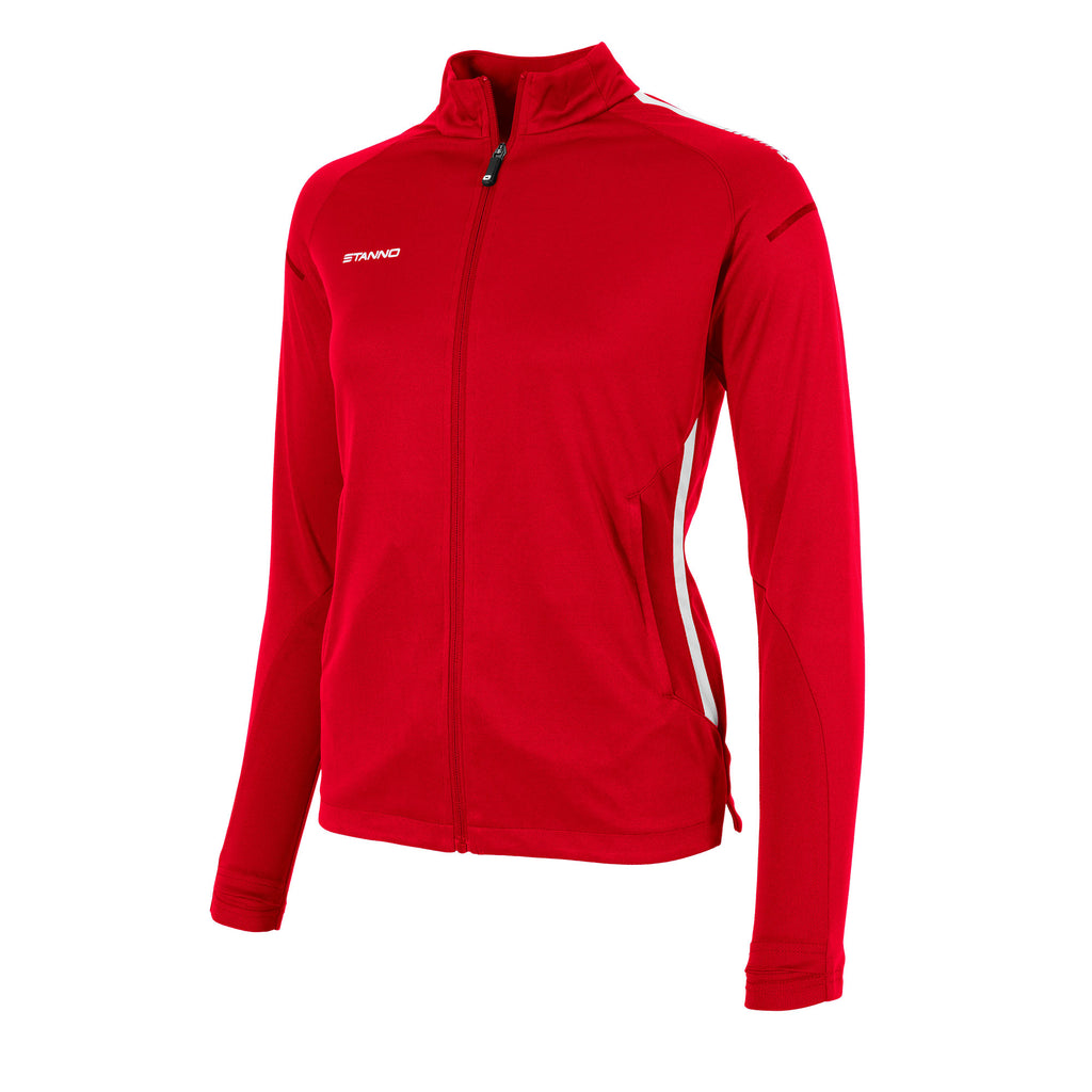 Stanno First Ladies Full Zip Top (Red/White)