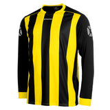 Stanno Brighton LS Football Shirt (Black/Yellow)