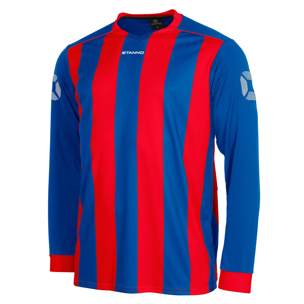 Stanno Brighton LS Football Shirt (Royal/Red)