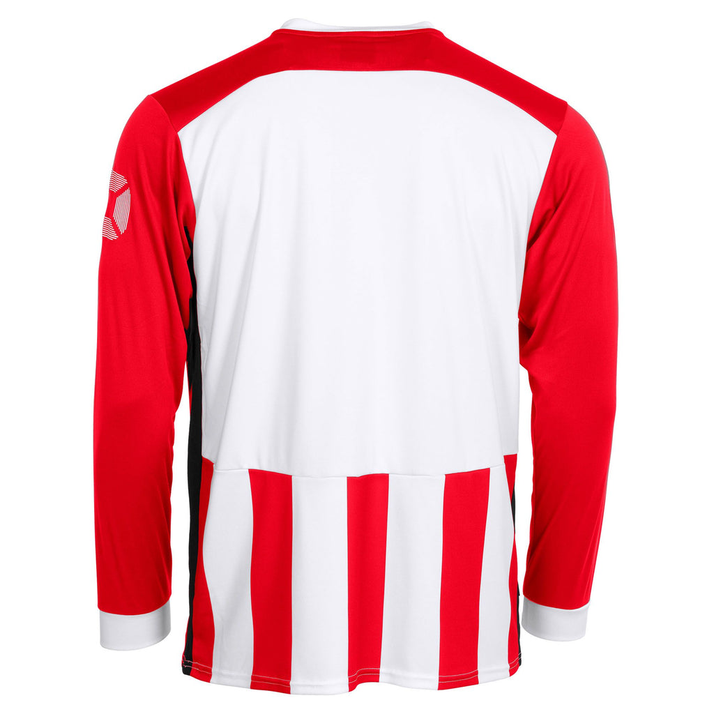 Stanno Brighton LS Football Shirt (Red/White)
