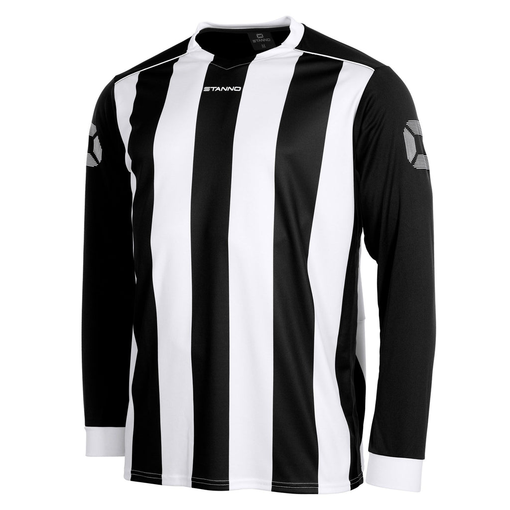 Stanno Brighton LS Football Shirt (Black/White)