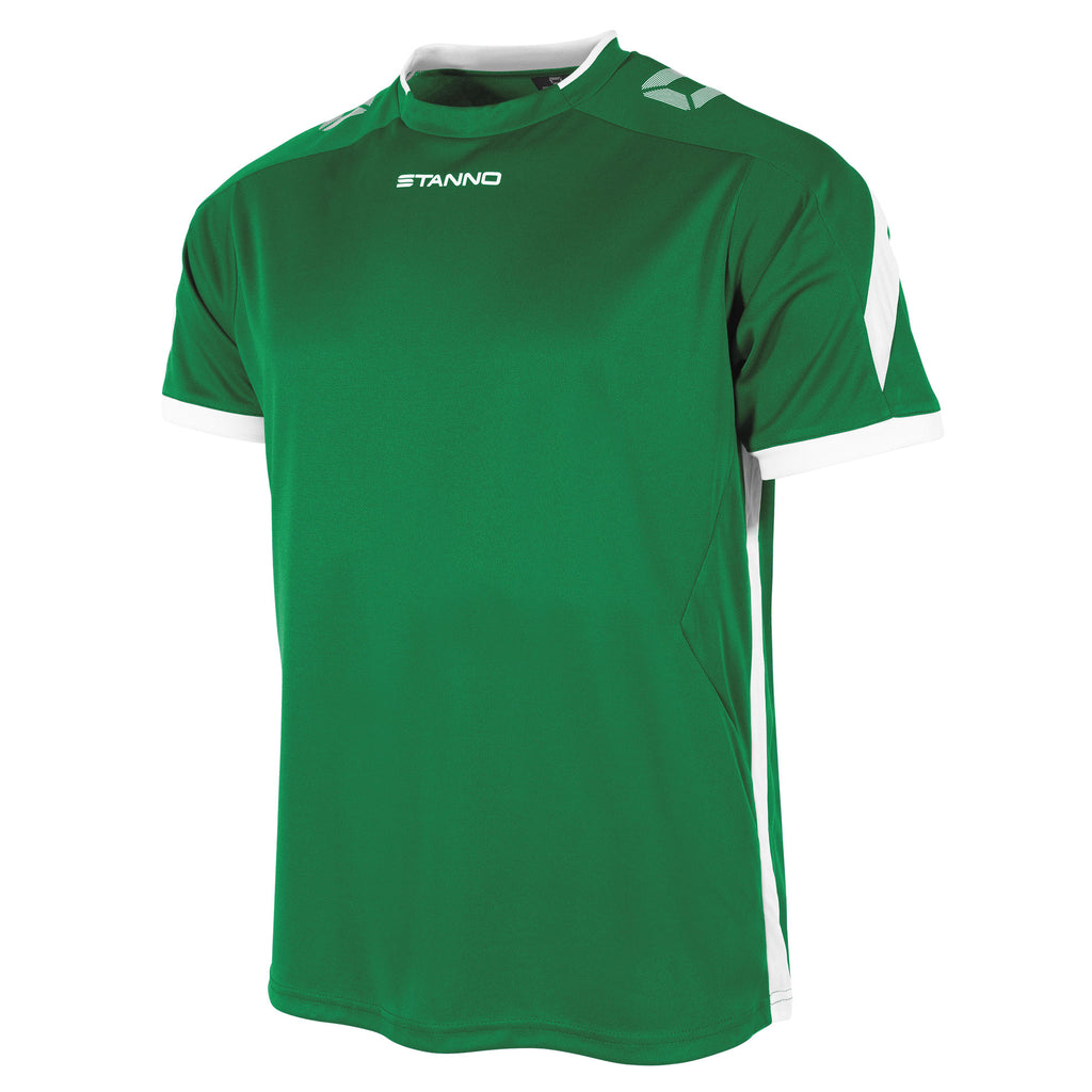 Stanno Drive SS Football Shirt (Green/White)