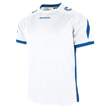 Stanno Drive SS Football Shirt (White/Royal)