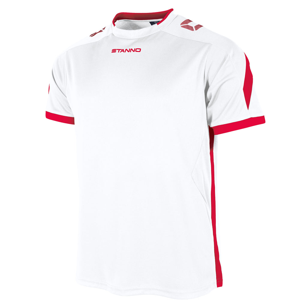 Stanno Drive SS Football Shirt (White/Red)