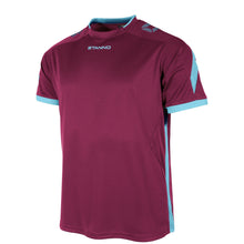 Load image into Gallery viewer, Stanno Drive SS Football Shirt (Maroon/Sky Blue)