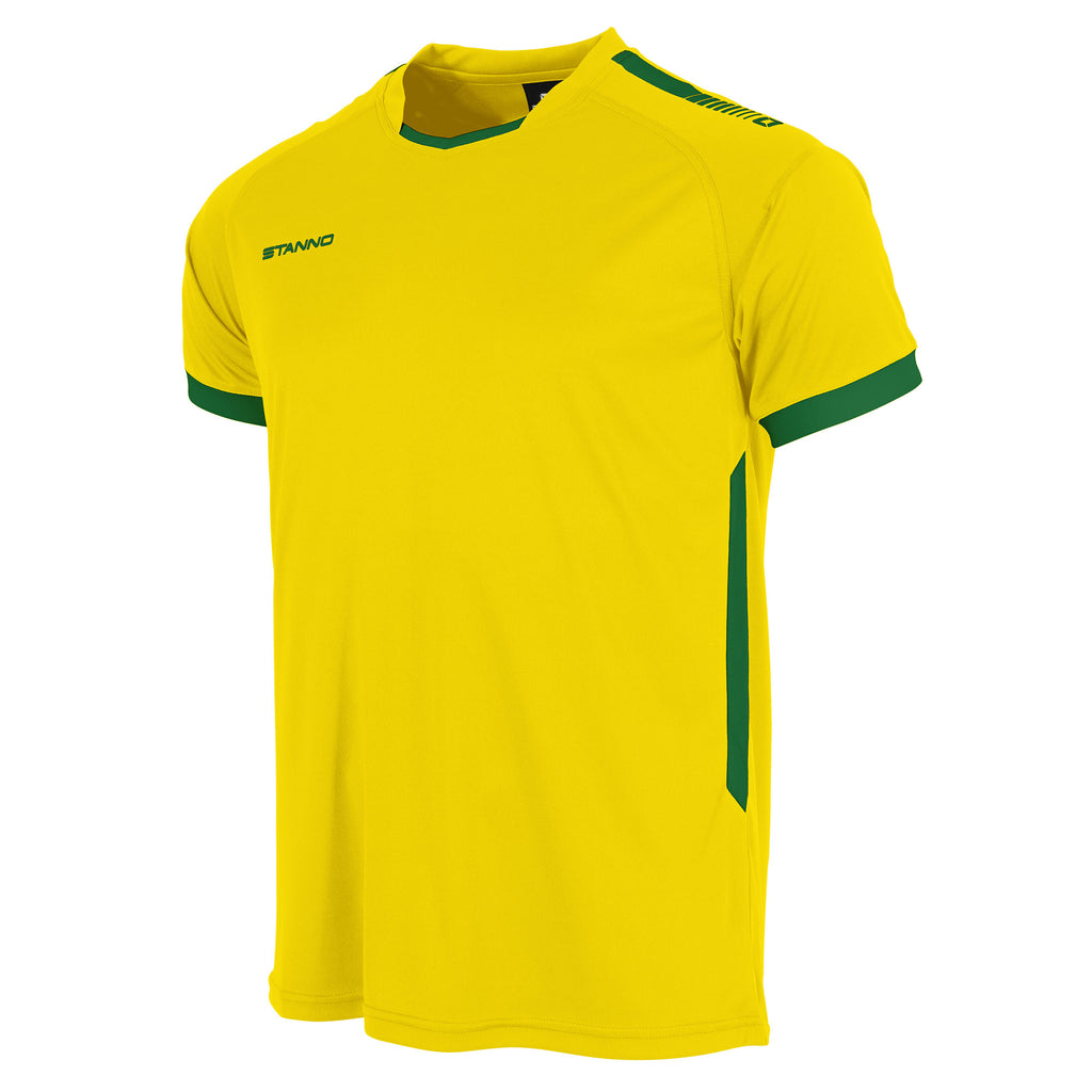 Stanno First SS Football Shirt (Yellow/Green)
