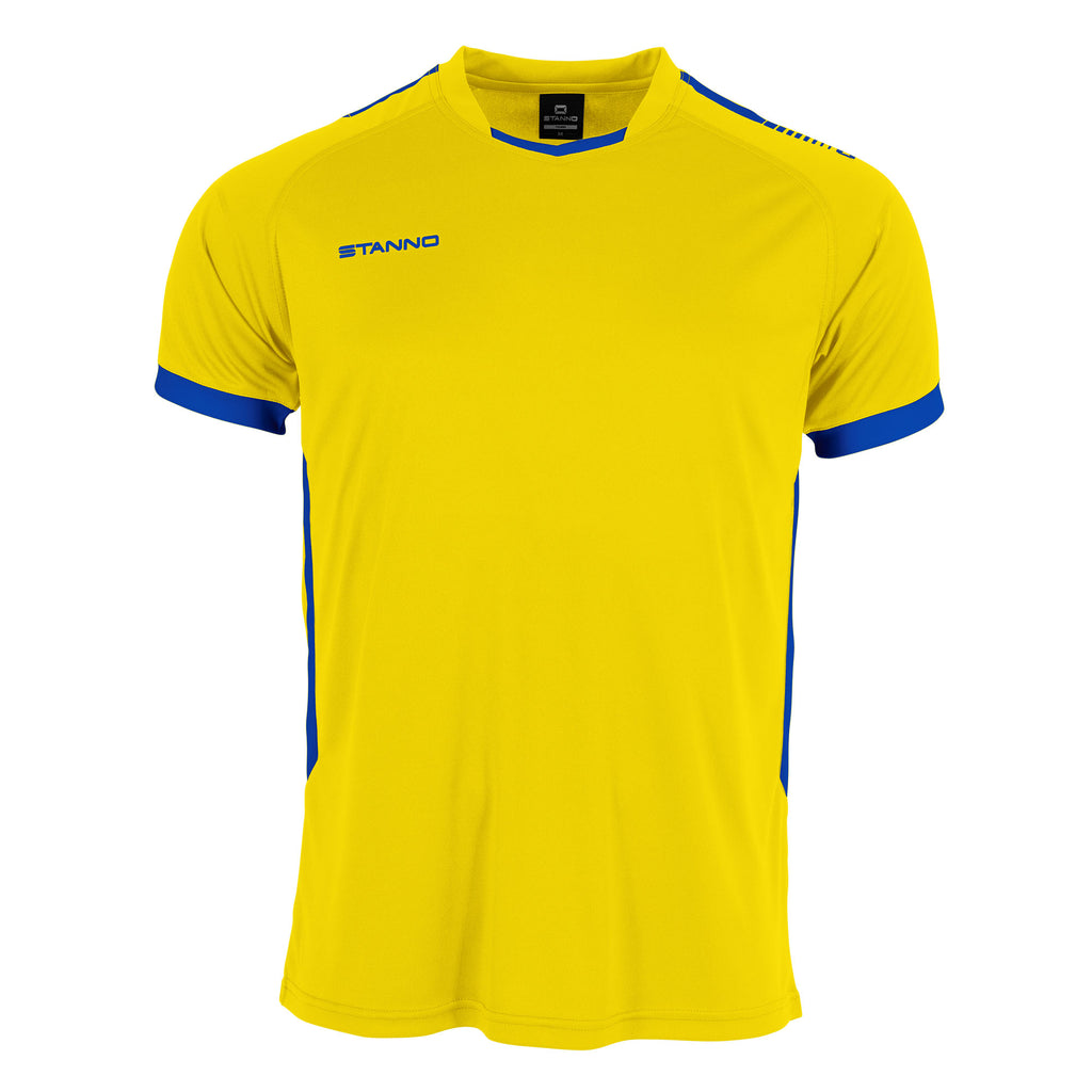 Stanno First SS Football Shirt (Yellow/Royal)