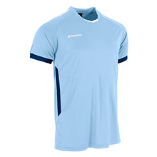 Load image into Gallery viewer, Stanno First SS Football Shirt (Sky Blue/Navy)
