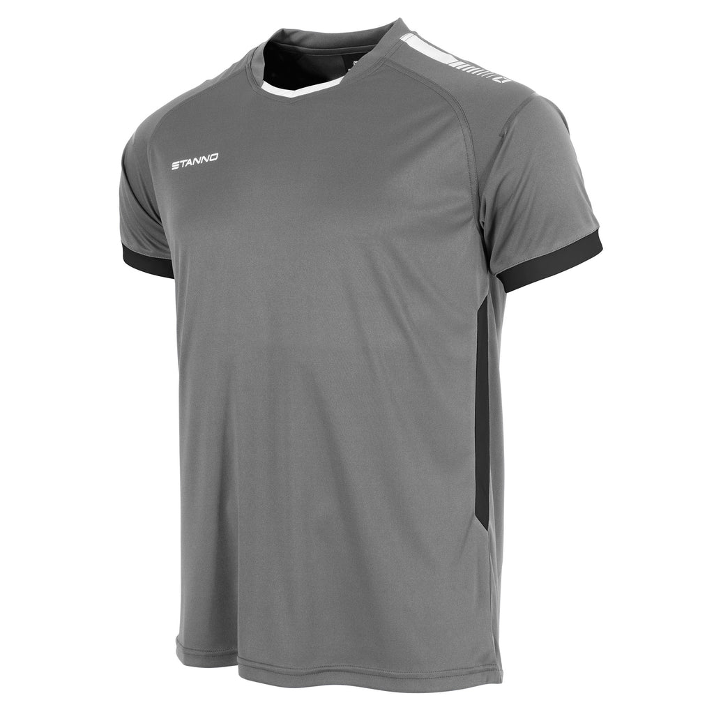 Stanno First SS Football Shirt (Anthracite/Black)
