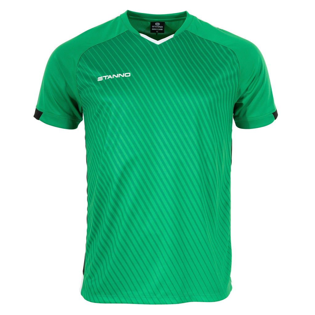 Stanno Volt SS Football Shirt (Green/Black/White)