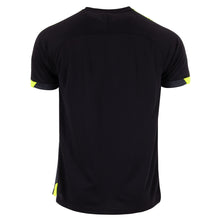 Load image into Gallery viewer, Stanno Volt SS Football Shirt (Black/Anthracite/Neon Yellow)