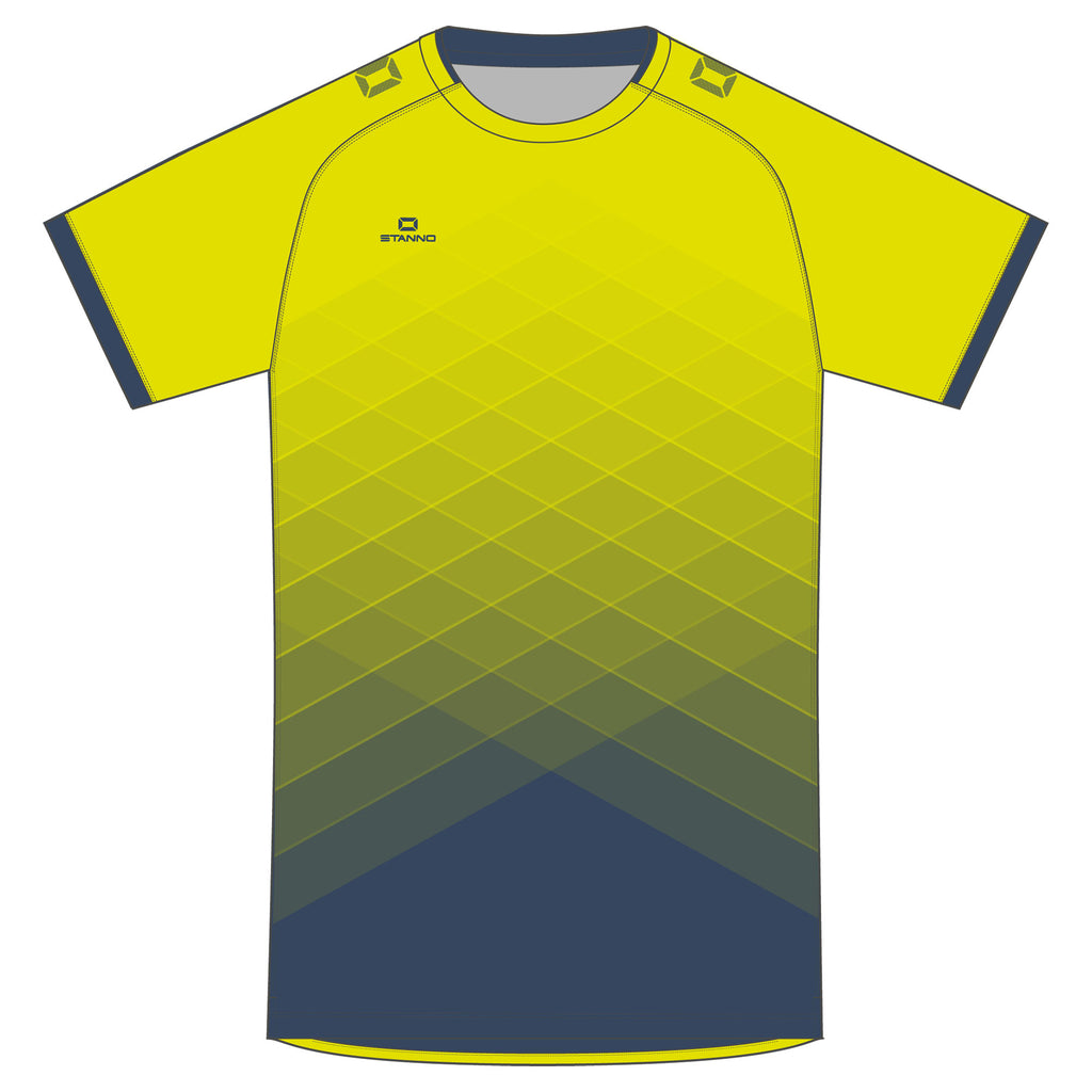 Stanno Altius SS Football Shirt (Lime/Dark Denim)