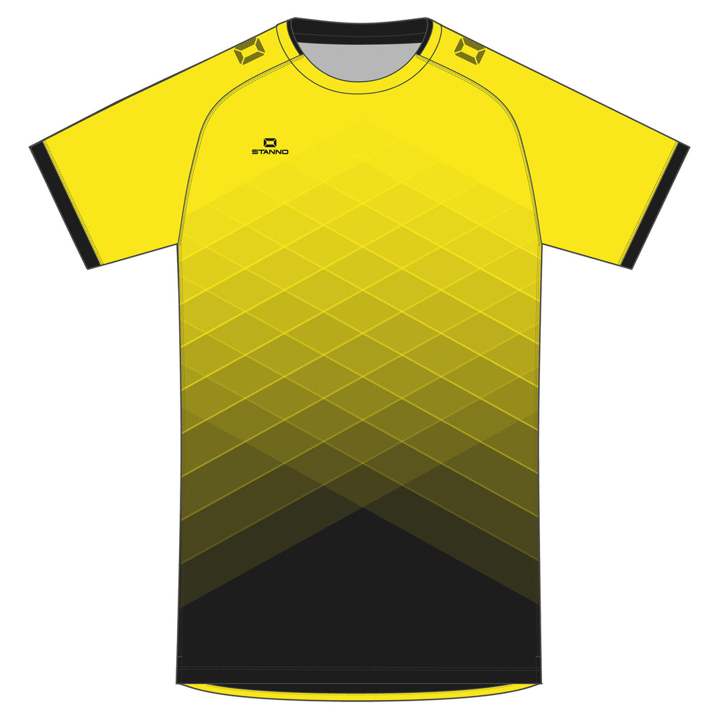 Stanno Altius SS Football Shirt (Yellow/Black)