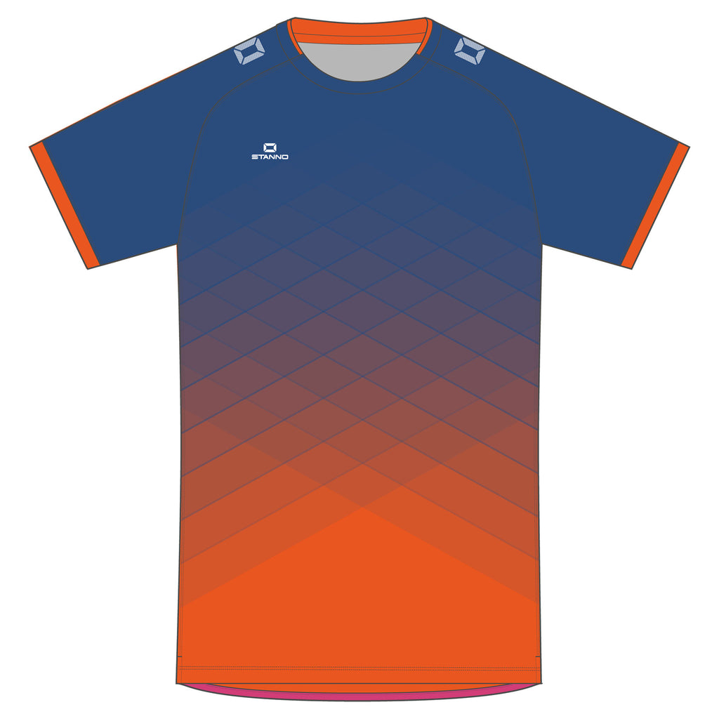 Stanno Altius SS Football Shirt (Bright Navy/Orange)
