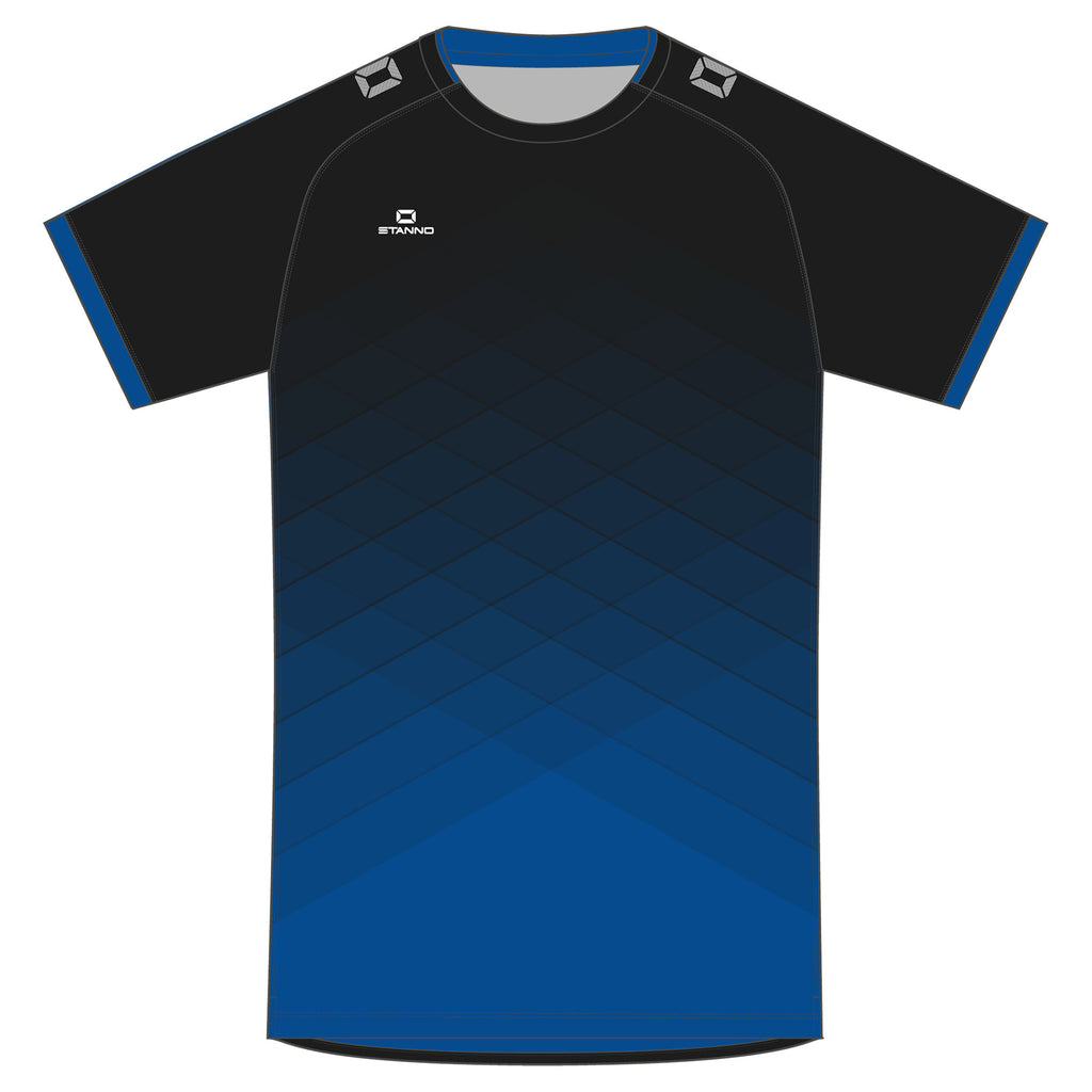Stanno Altius SS Football Shirt (Black/Royal)