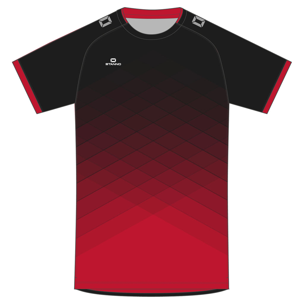 Stanno Altius SS Football Shirt (Black/Red)