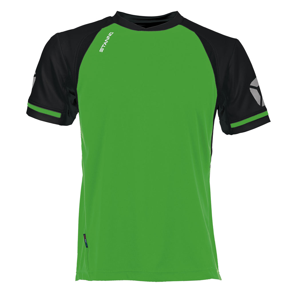 Stanno Liga SS Football Shirt (Bright Green/Black)