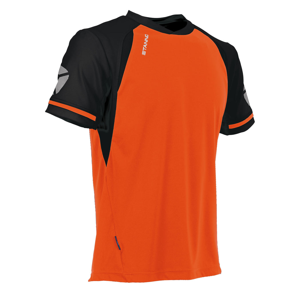 Stanno Liga SS Football Shirt (Shocking Orange/Black)