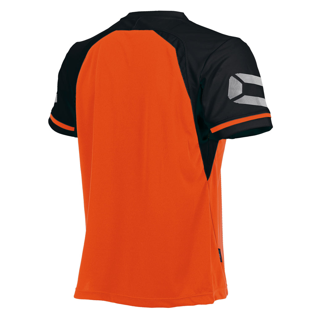 Stanno Liga SS Football Shirt (Shocking Orange/Black)