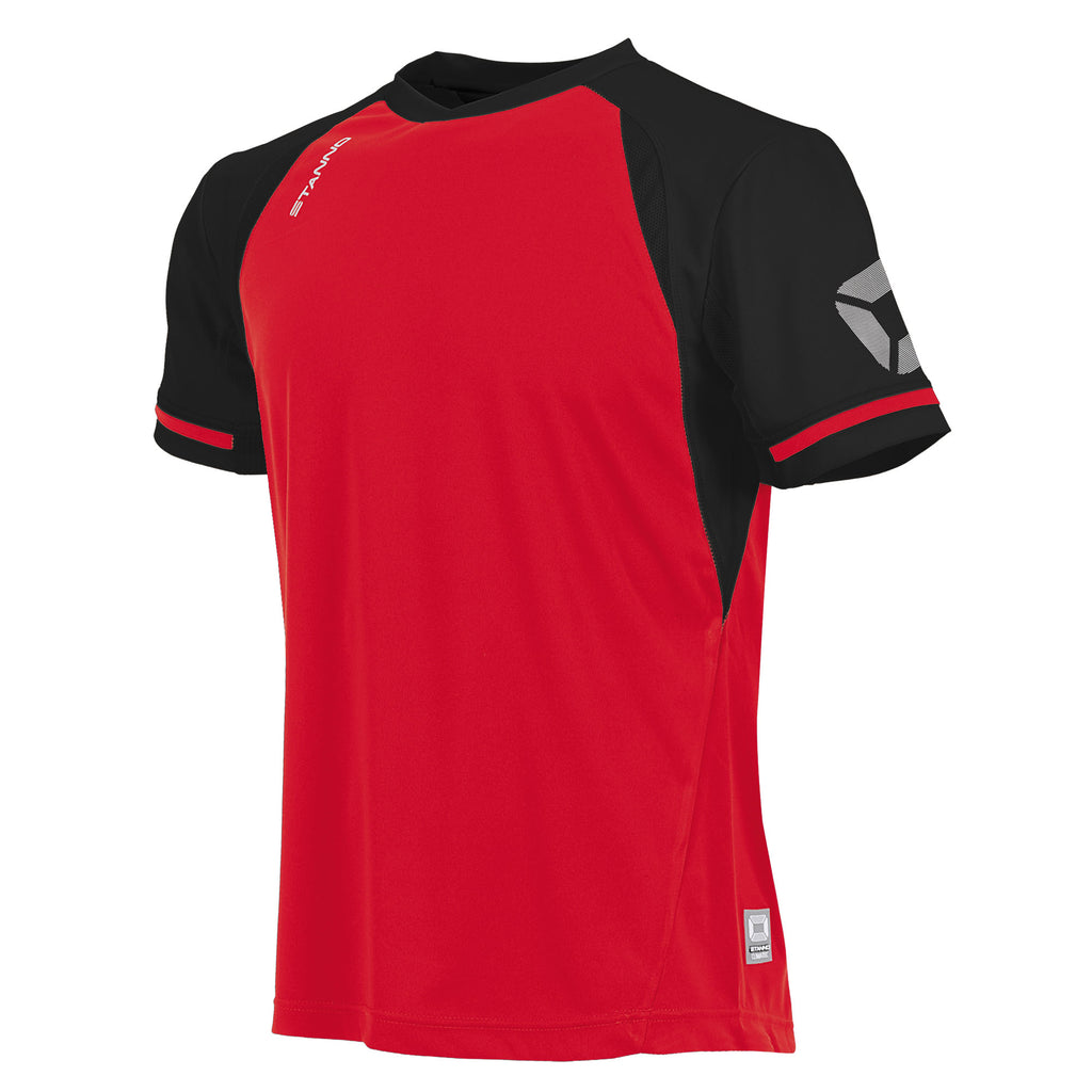 Stanno Liga SS Football Shirt (Red/Black)