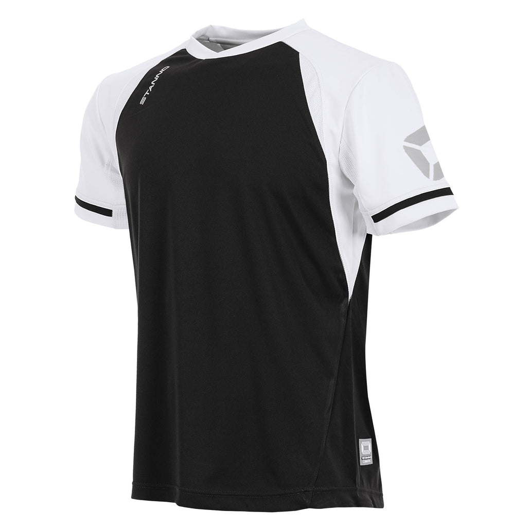 Stanno Liga SS Football Shirt (Black/White)