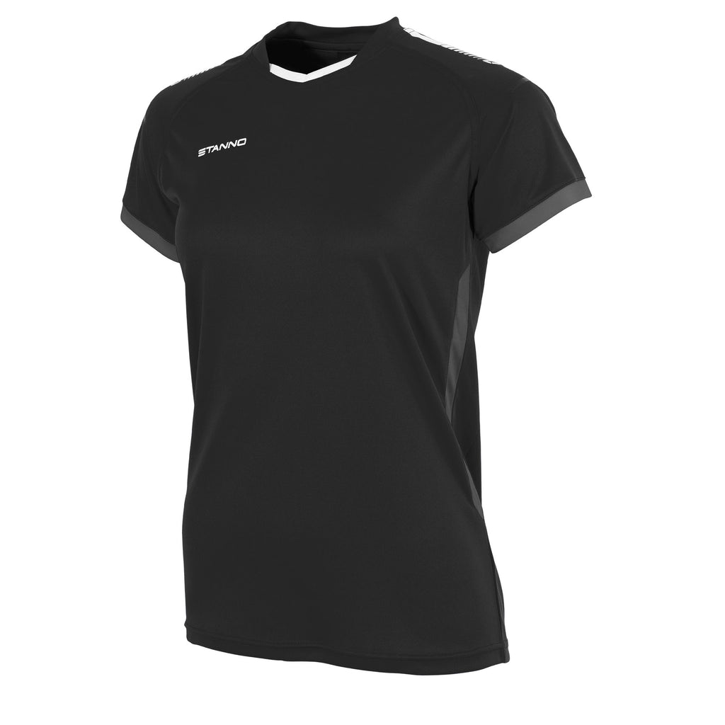Stanno First SS Ladies Football Shirt (Black/Anthracite)