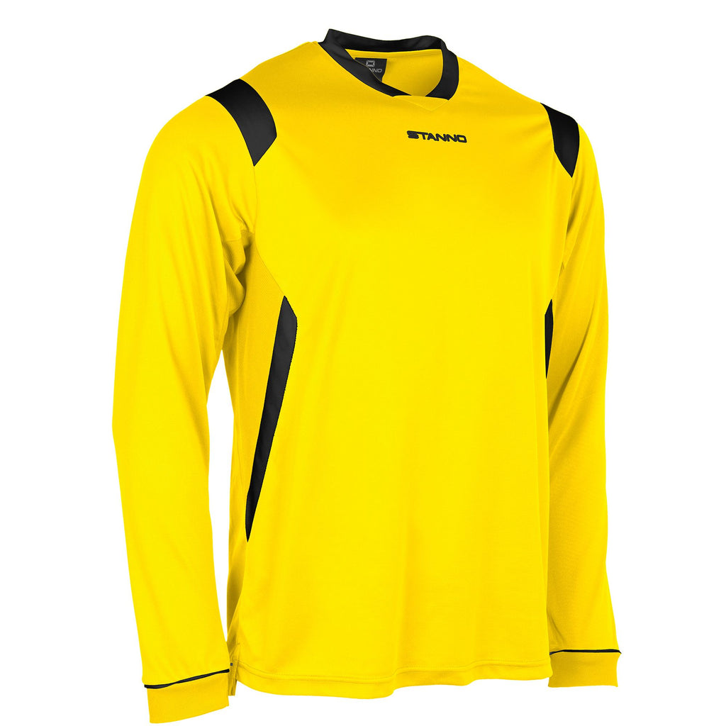 Stanno Arezzo LS Football Shirt (Yellow/Black)