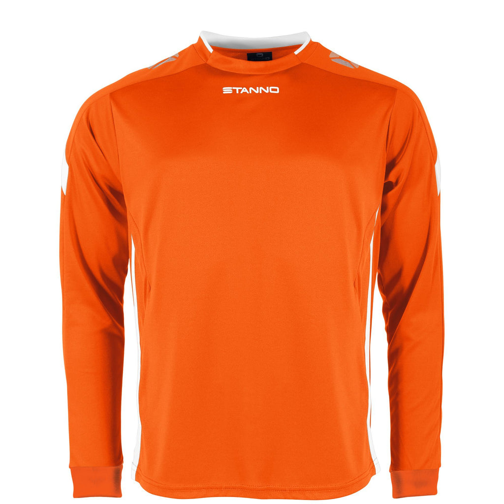 Stanno Drive LS Football Shirt (Orange/White)