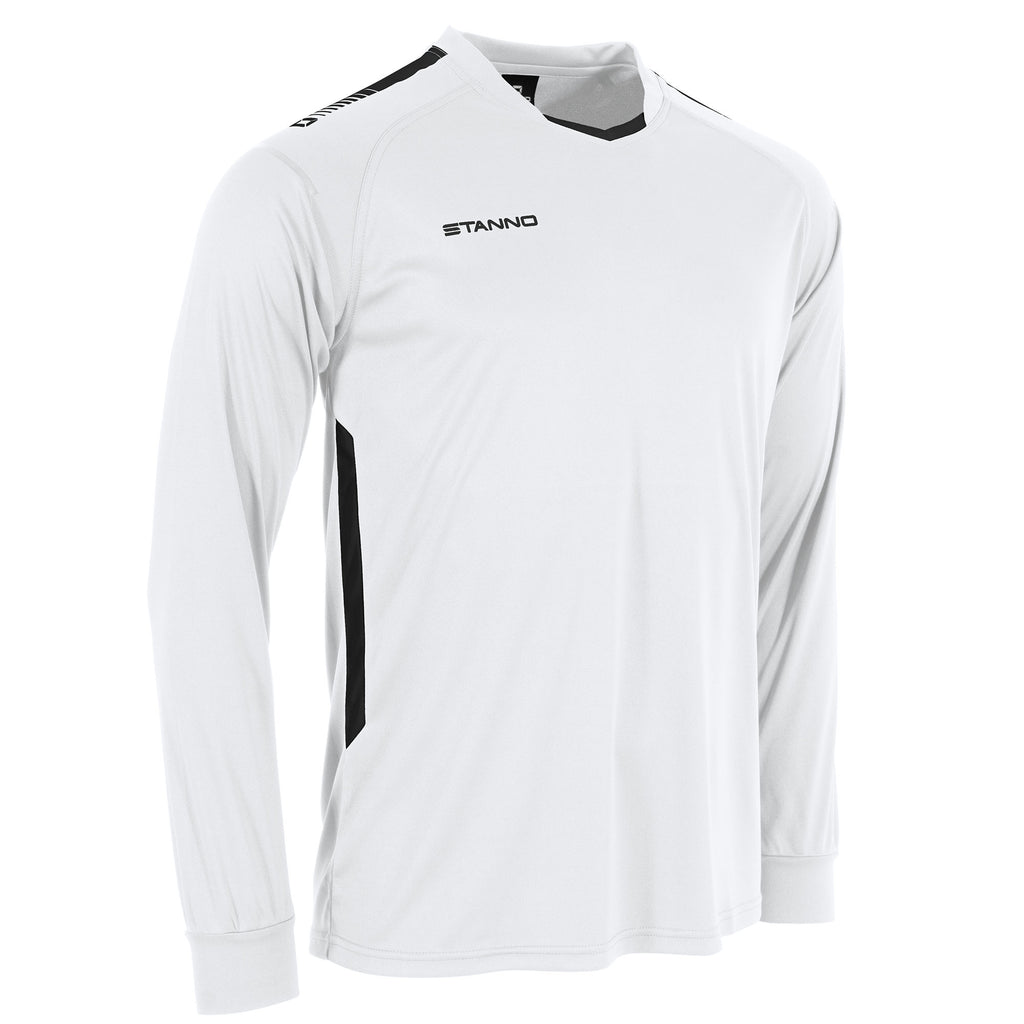 Stanno First LS Football Shirt (White/Black)