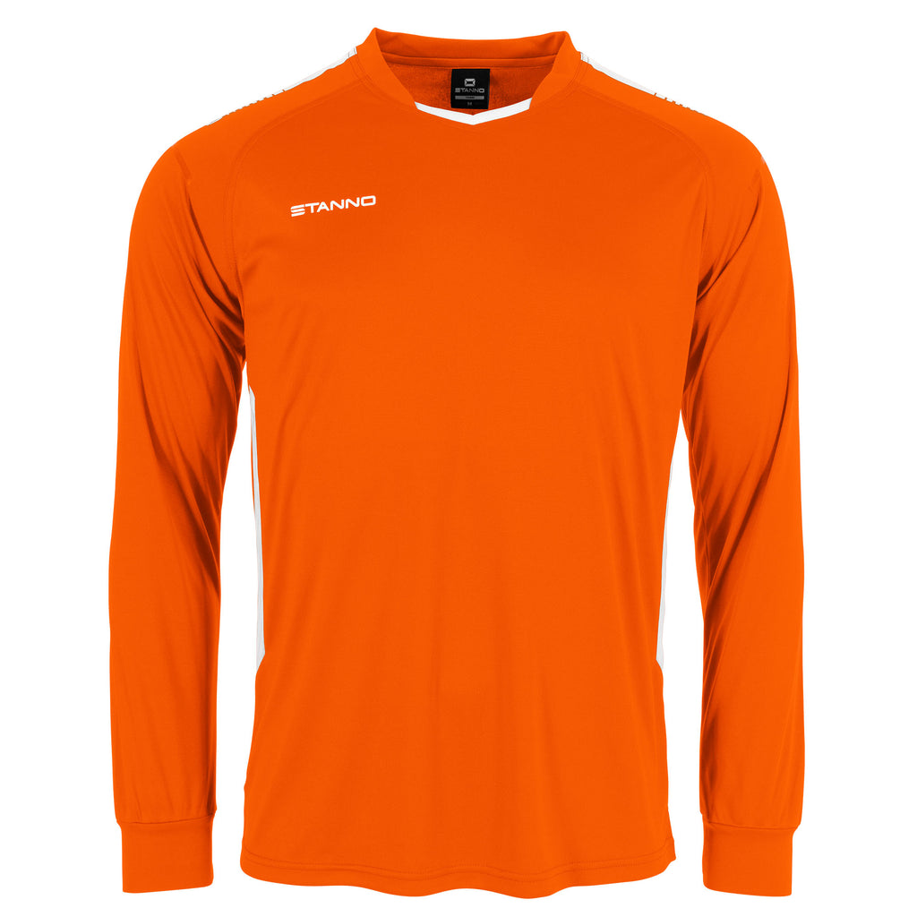 Stanno First LS Football Shirt (Orange/White)