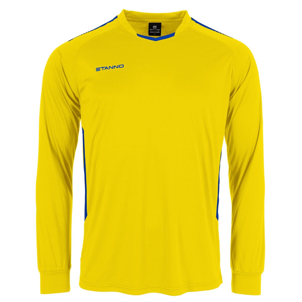 Stanno First LS Football Shirt (Yellow/Royal)