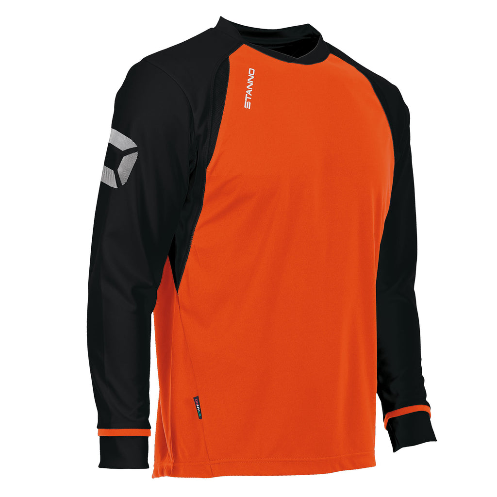 Stanno Liga LS Football Shirt (Shocking Orange/Black)