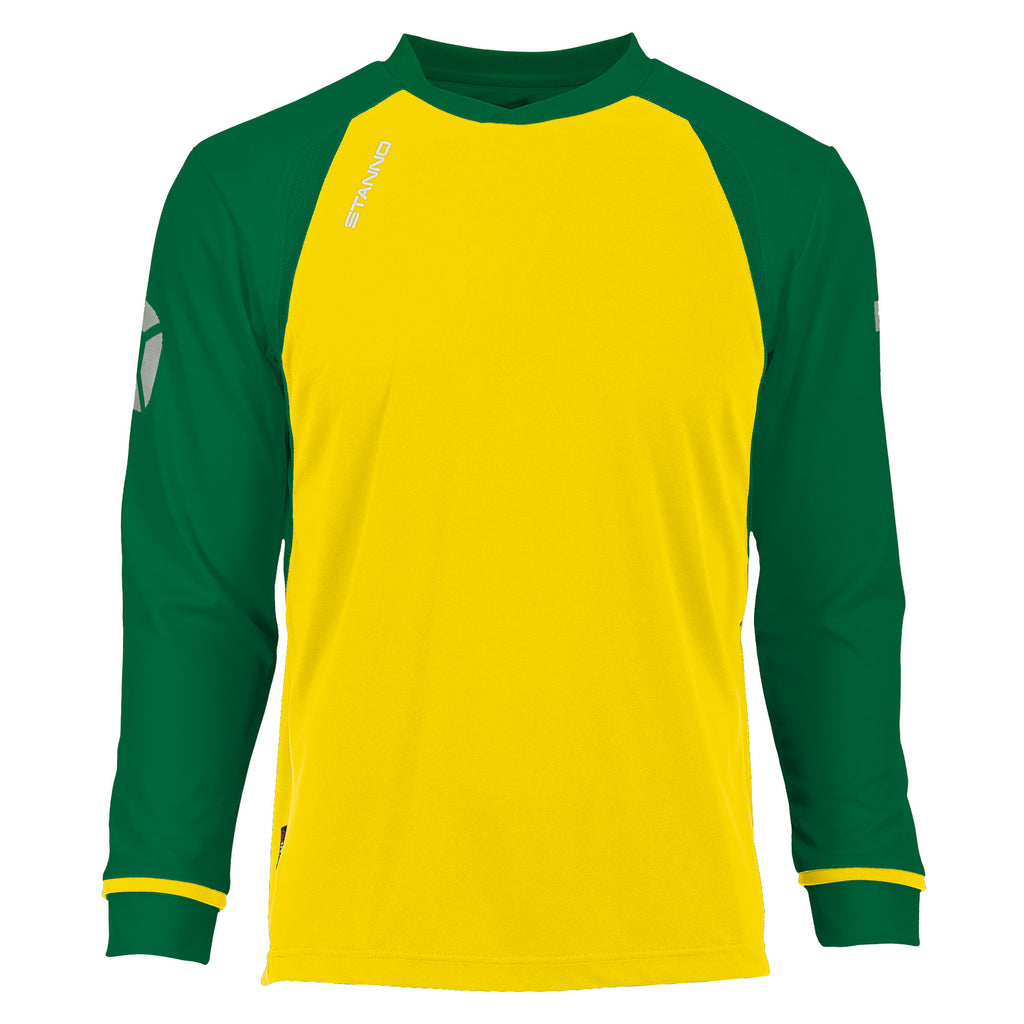Stanno Liga LS Football Shirt (Yellow/Green)