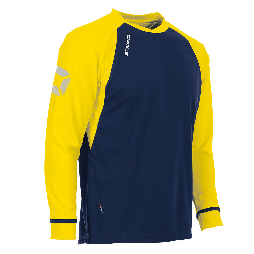 Stanno Liga LS Football Shirt (Navy/Yellow)