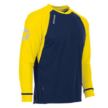 Load image into Gallery viewer, Stanno Liga LS Football Shirt (Navy/Yellow)